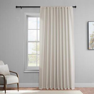 HPD Half Price Drapes Polyester Extra Wide Room Darkening Curtains